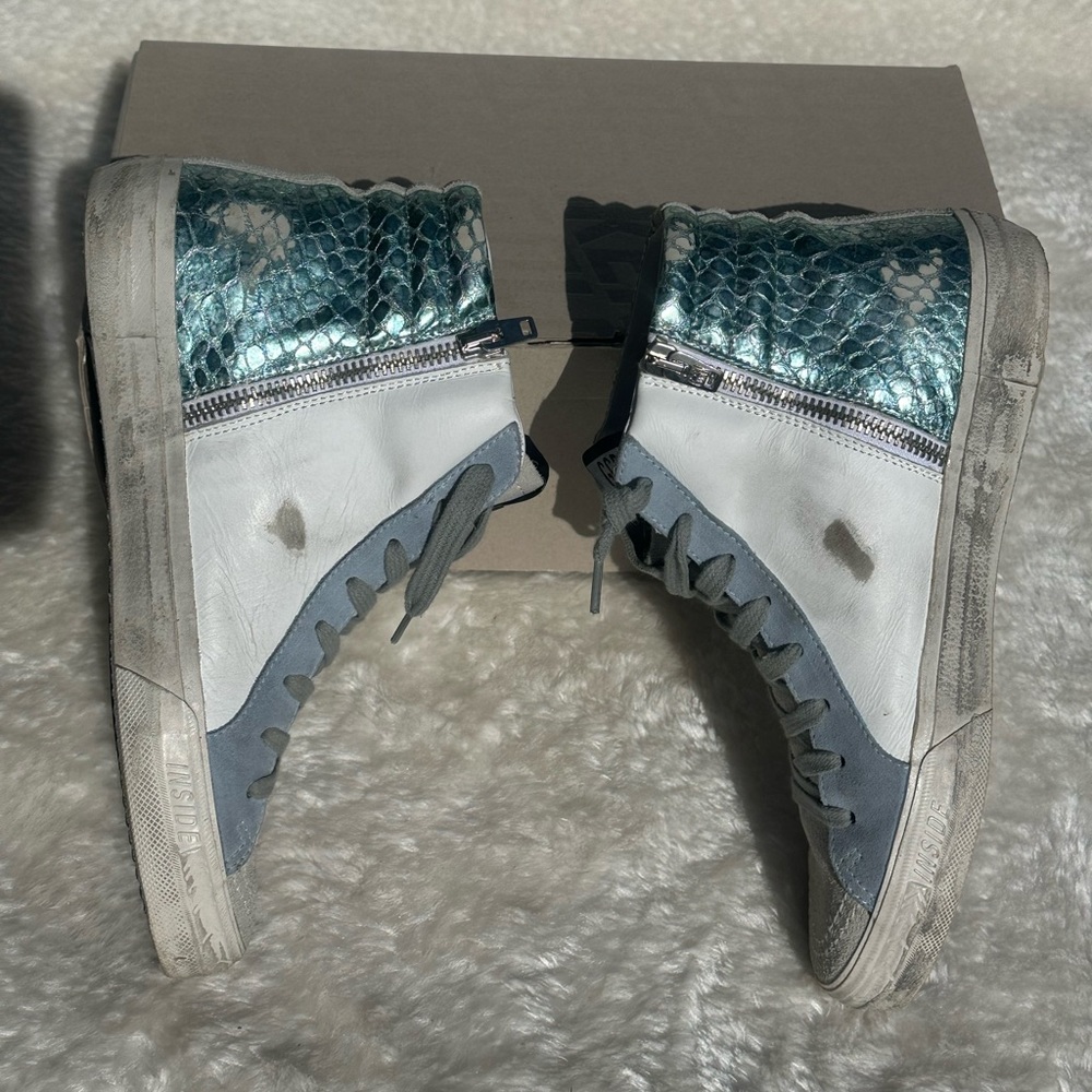 GGDB teal croc slides - Picture 5 of 16